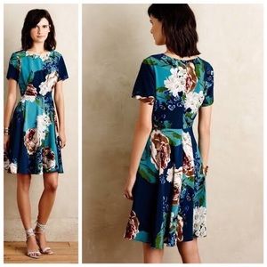 Anthropologie Cute floral dress great condition